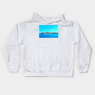 View at Isola di Procida on the Tyrrhenian Sea Kids Hoodie